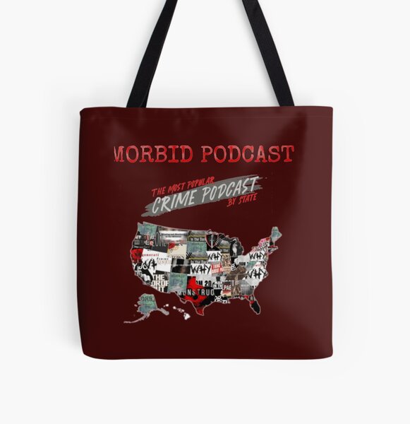 MORBID Podcast       All Over Print Tote Bag RB1506 product Offical Morbid Podcast Merch