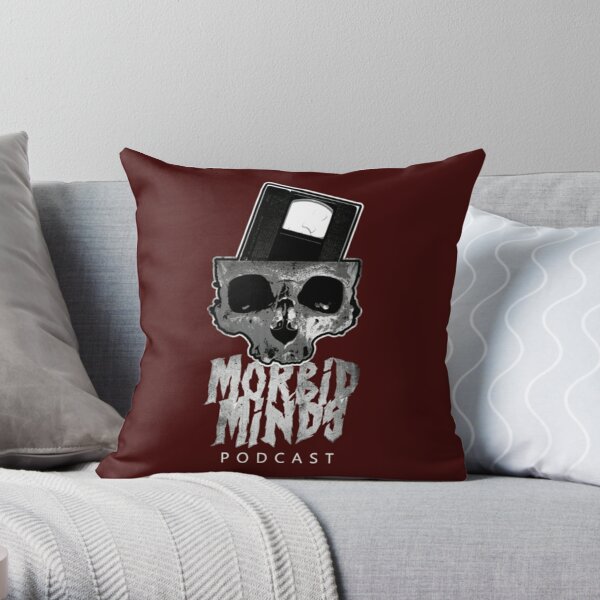 morbid podcast                    Throw Pillow RB1506 product Offical Morbid Podcast Merch