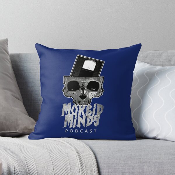 morbid podcast           Throw Pillow RB1506 product Offical Morbid Podcast Merch