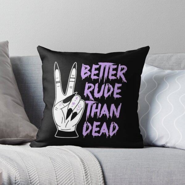 Morbid podcast  Throw Pillow RB1506 product Offical Morbid Podcast Merch