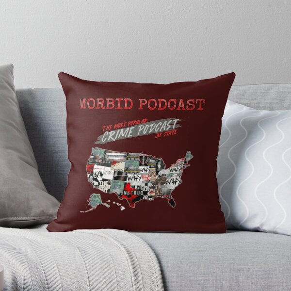 MORBID Podcast       Throw Pillow RB1506 product Offical Morbid Podcast Merch