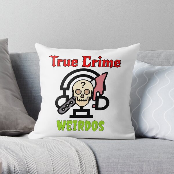 morbid podcast Throw Pillow RB1506 product Offical Morbid Podcast Merch