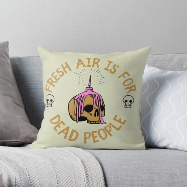 Morbid Podcast classic Throw Pillow RB1506 product Offical Morbid Podcast Merch