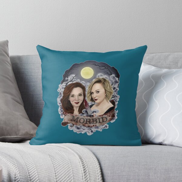 MORBID PODCAST Throw Pillow RB1506 product Offical Morbid Podcast Merch
