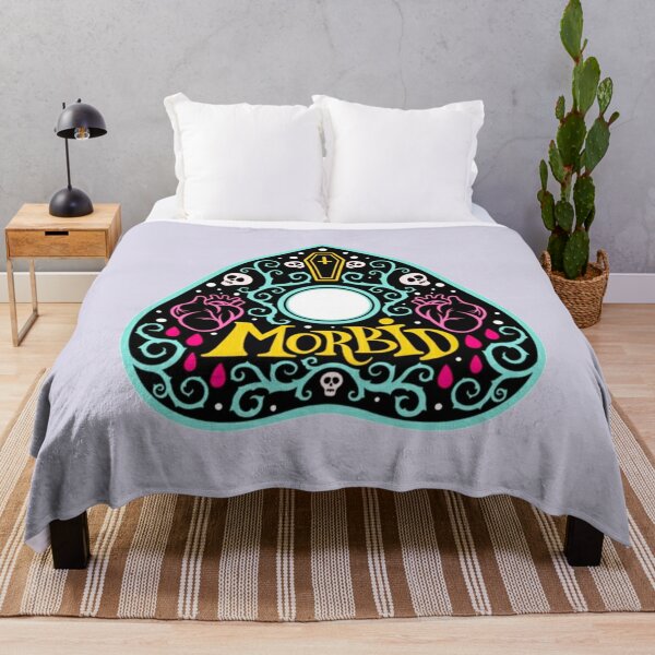 Morbid Podcast Ouija Planchette Throw Blanket RB1506 product Offical Morbid Podcast Merch