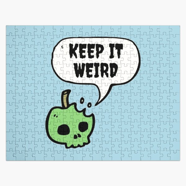 Morbid Podcast - Keep it weird Jigsaw Puzzle RB1506 product Offical Morbid Podcast Merch